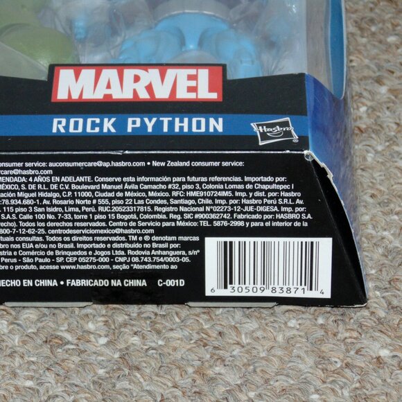 2018 Hasbro Marvel Legends 6" Rock Python Figure MIB Brand New BAF Hulk - Picture 8 of 9